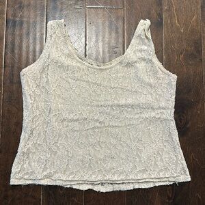 vintage lace tank top